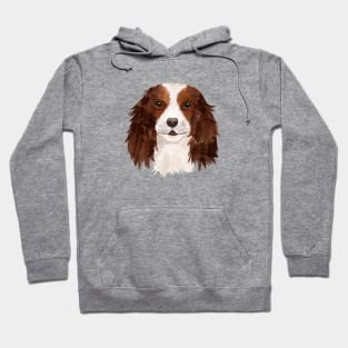 English Springer Spaniel Watercolor Delight - Original Artwork Hoodie